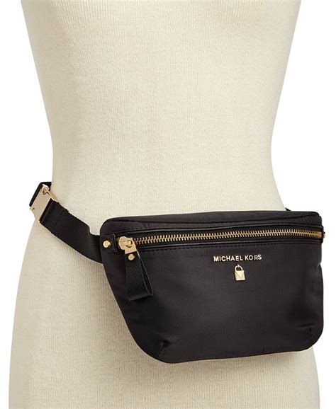 michael michael kors nylon fanny pack|Michael Kors fanny pack crossbody.